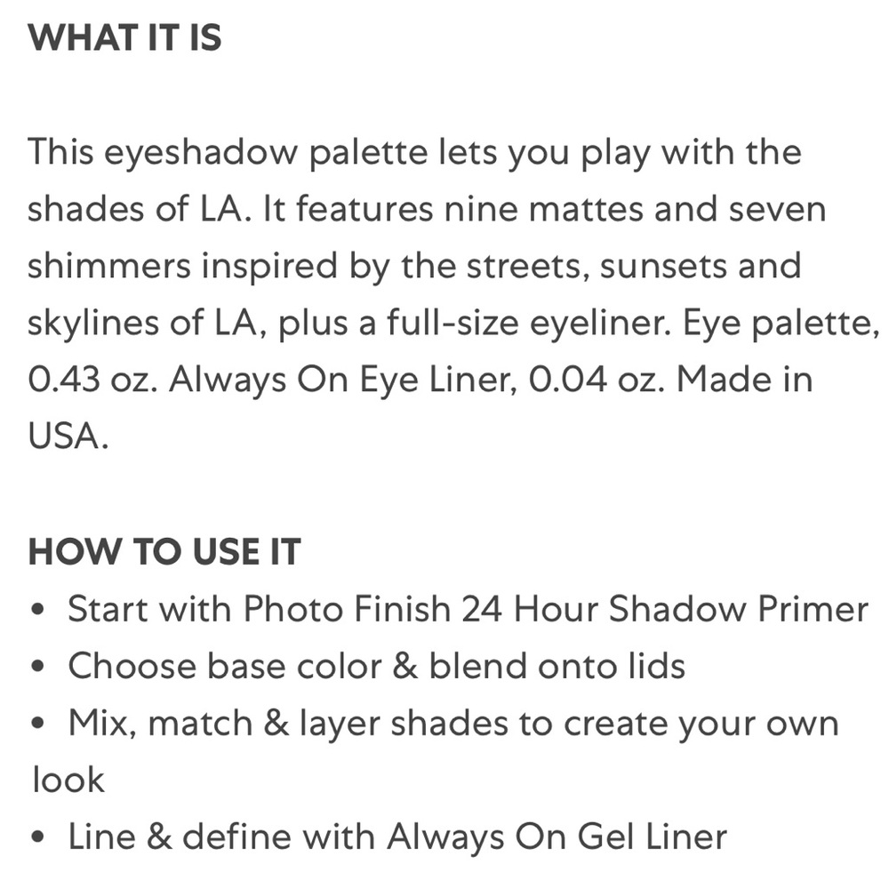Smashbox LA Cover Shot Eye Palette & Eyeliner - Picture 16 of 16